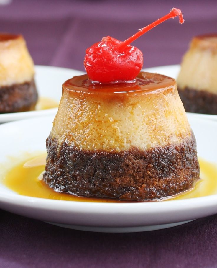 Un flan imposible de vainilla o chocolate&nbsp;